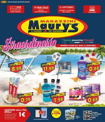 Volantino Maury's - 10/7/2023 - 23/7/2023.