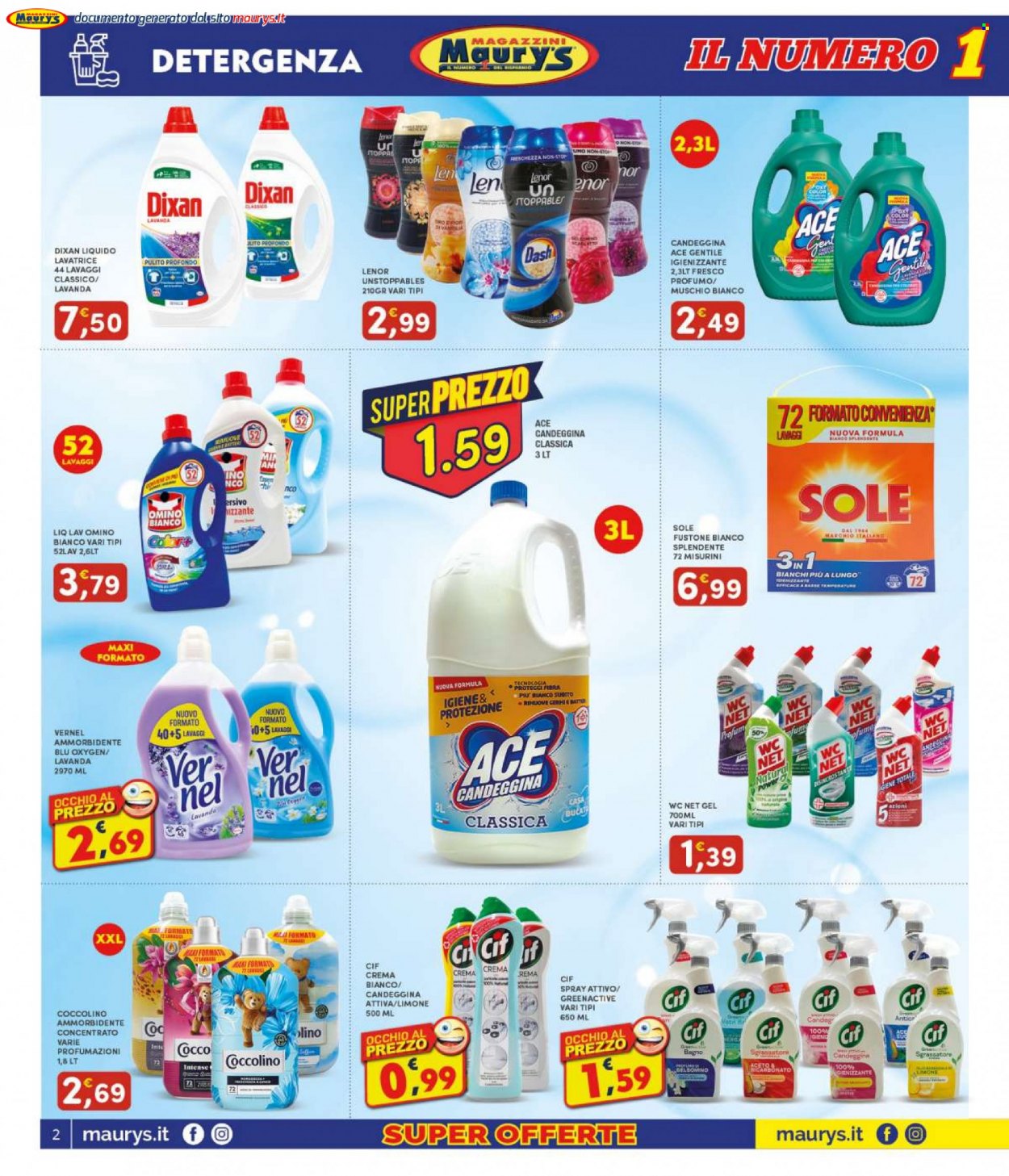Volantino Maury's - 10/7/2023 - 23/7/2023. Pagina 2
