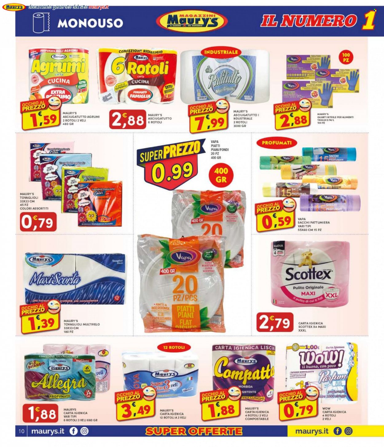 Volantino Maury's - 10/7/2023 - 23/7/2023. Pagina 10