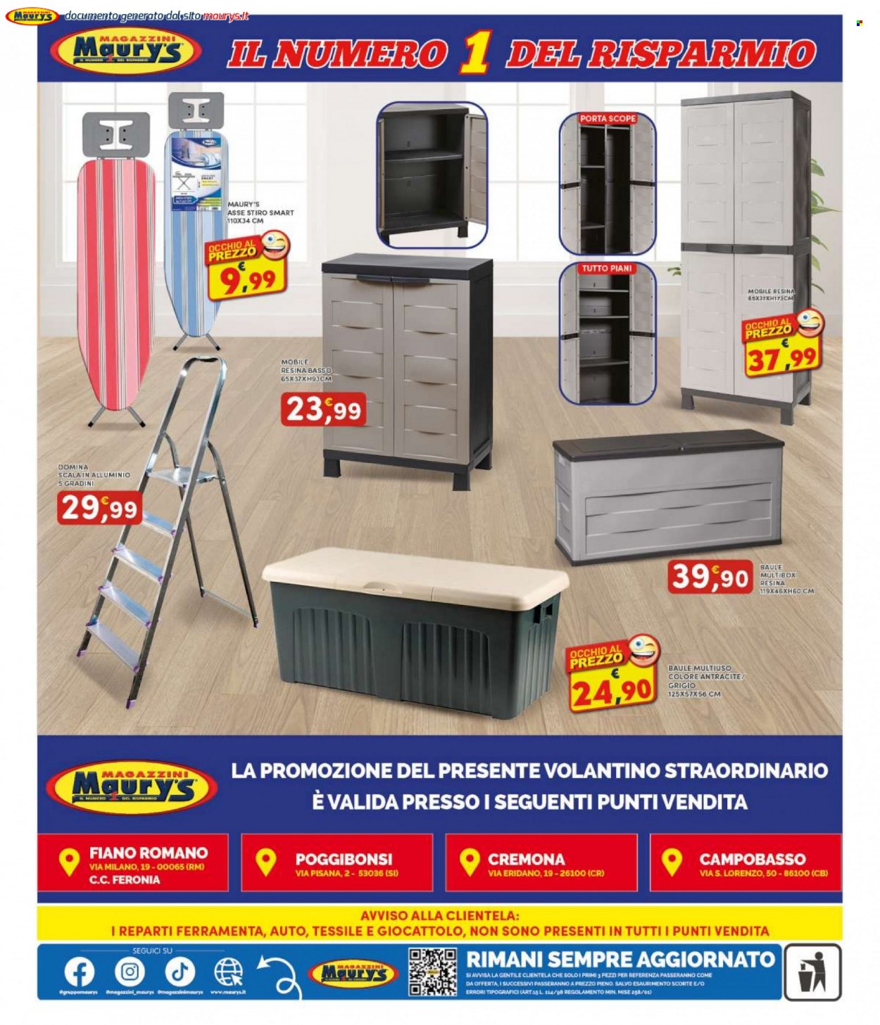 Volantino Maury's - 10/7/2023 - 23/7/2023. Pagina 24