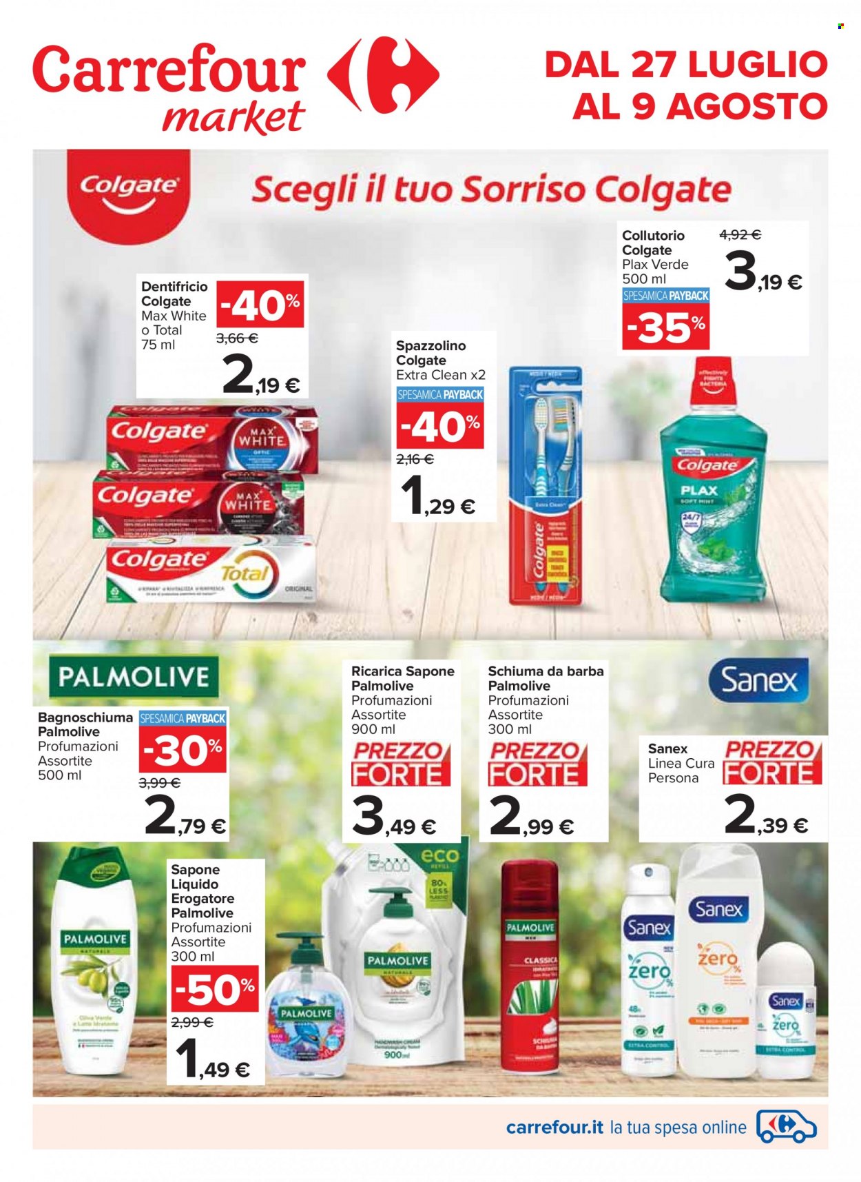 Leták Carrefour - 27.7.2023 - 9.8.2023. Strana 1