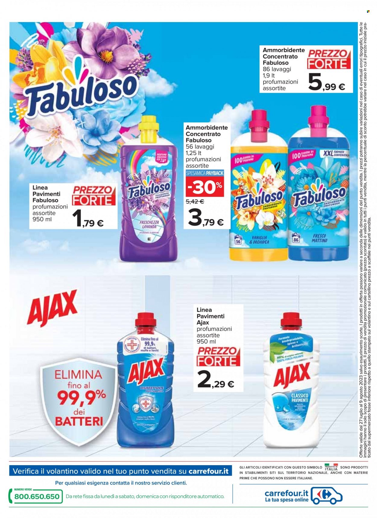 Volantino Carrefour - 27/7/2023 - 9/8/2023. Pagina 2