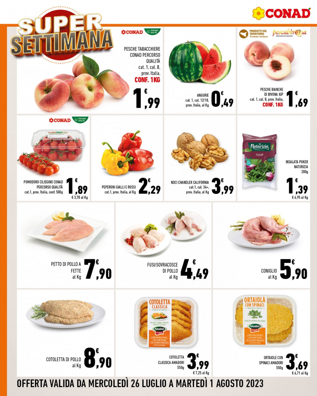 Volantino Conad - 26/7/2023 - 1/8/2023. Pagina 2