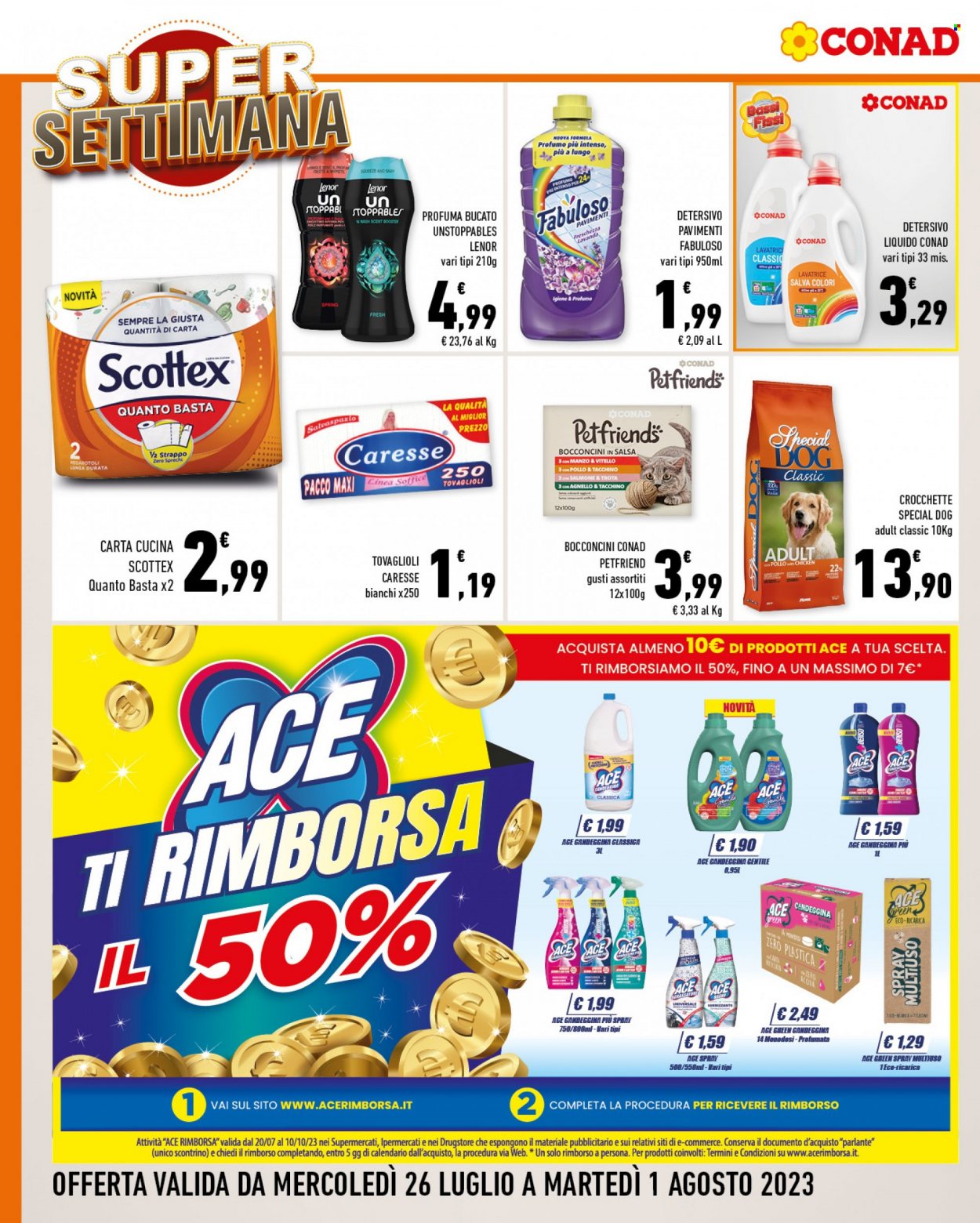 Volantino Conad - 26/7/2023 - 1/8/2023. Pagina 8