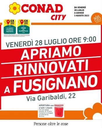 Volantino Conad City - 28/7/2023 - 3/8/2023.