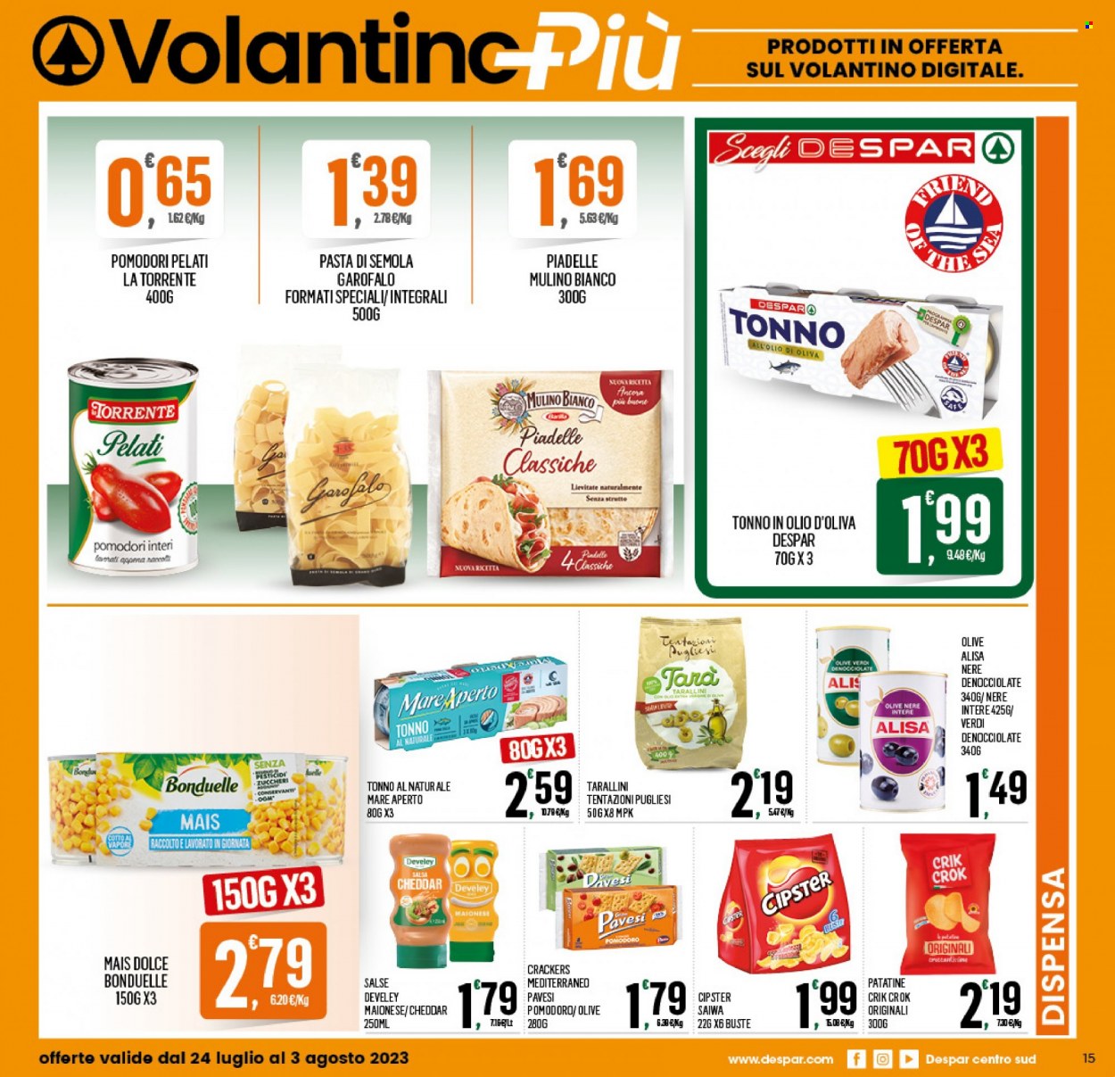 Volantino Despar - 24/7/2023 - 3/8/2023. Pagina 15