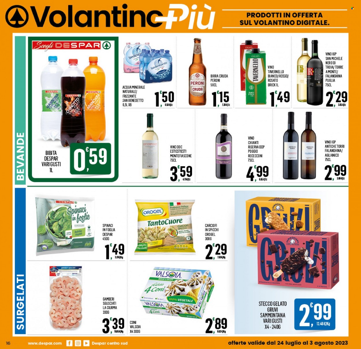 Volantino Despar - 24/7/2023 - 3/8/2023. Pagina 16