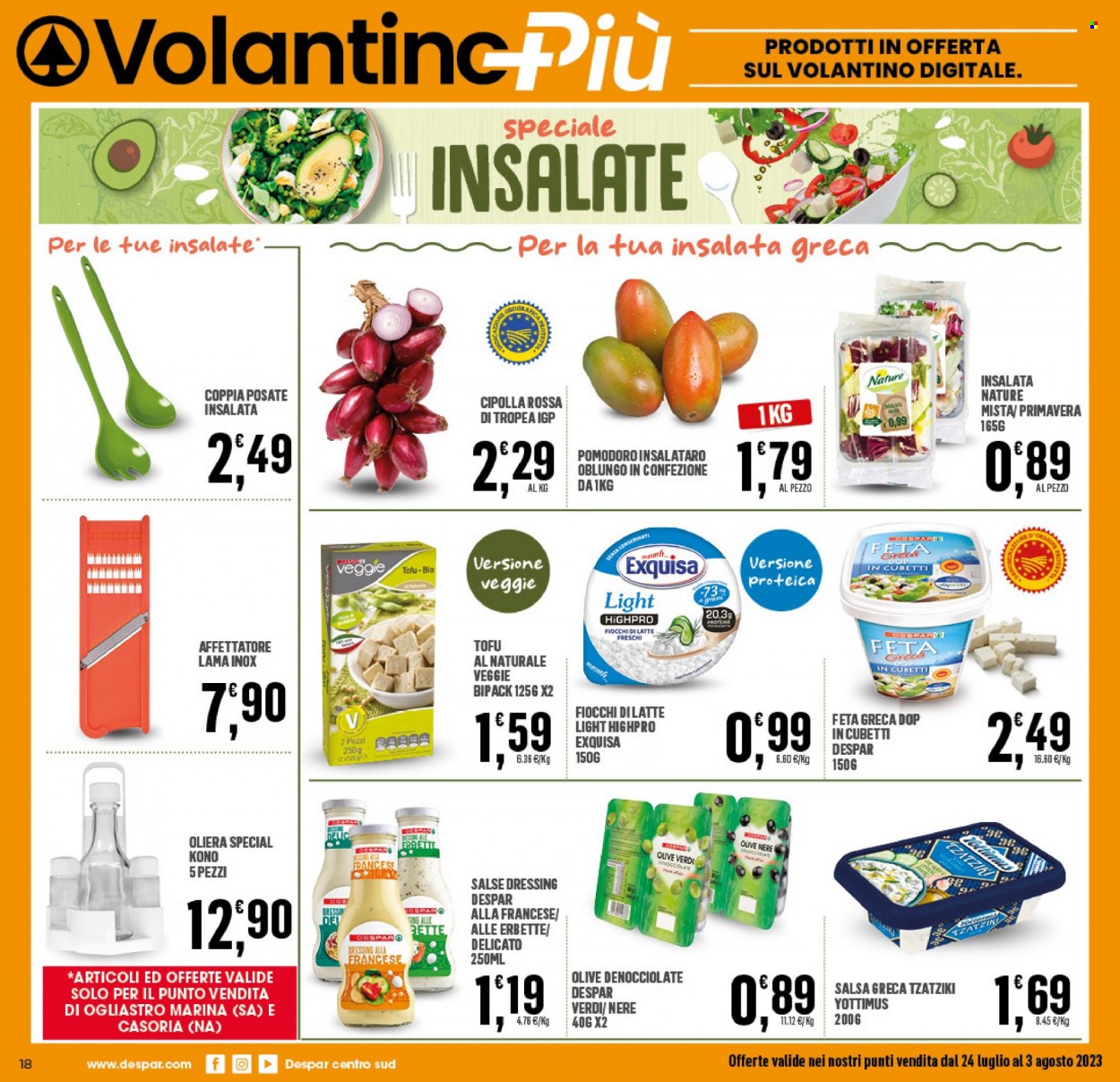 Volantino Eurospar - 24/7/2023 - 3/8/2023. Pagina 18