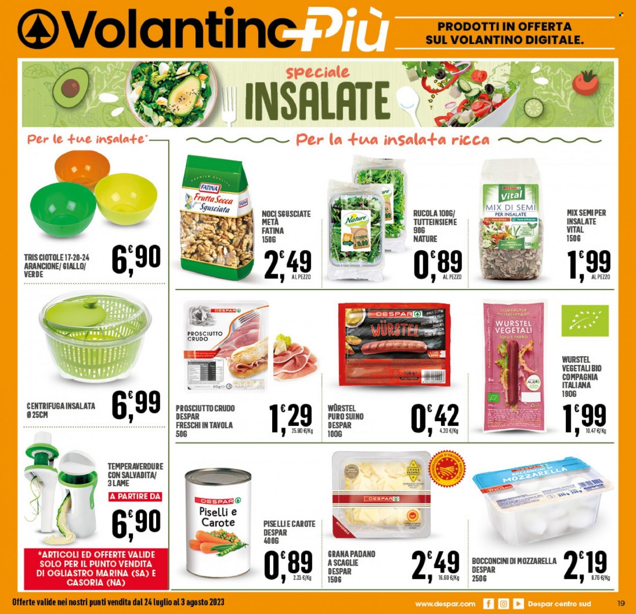 Volantino Eurospar - 24/7/2023 - 3/8/2023. Pagina 19