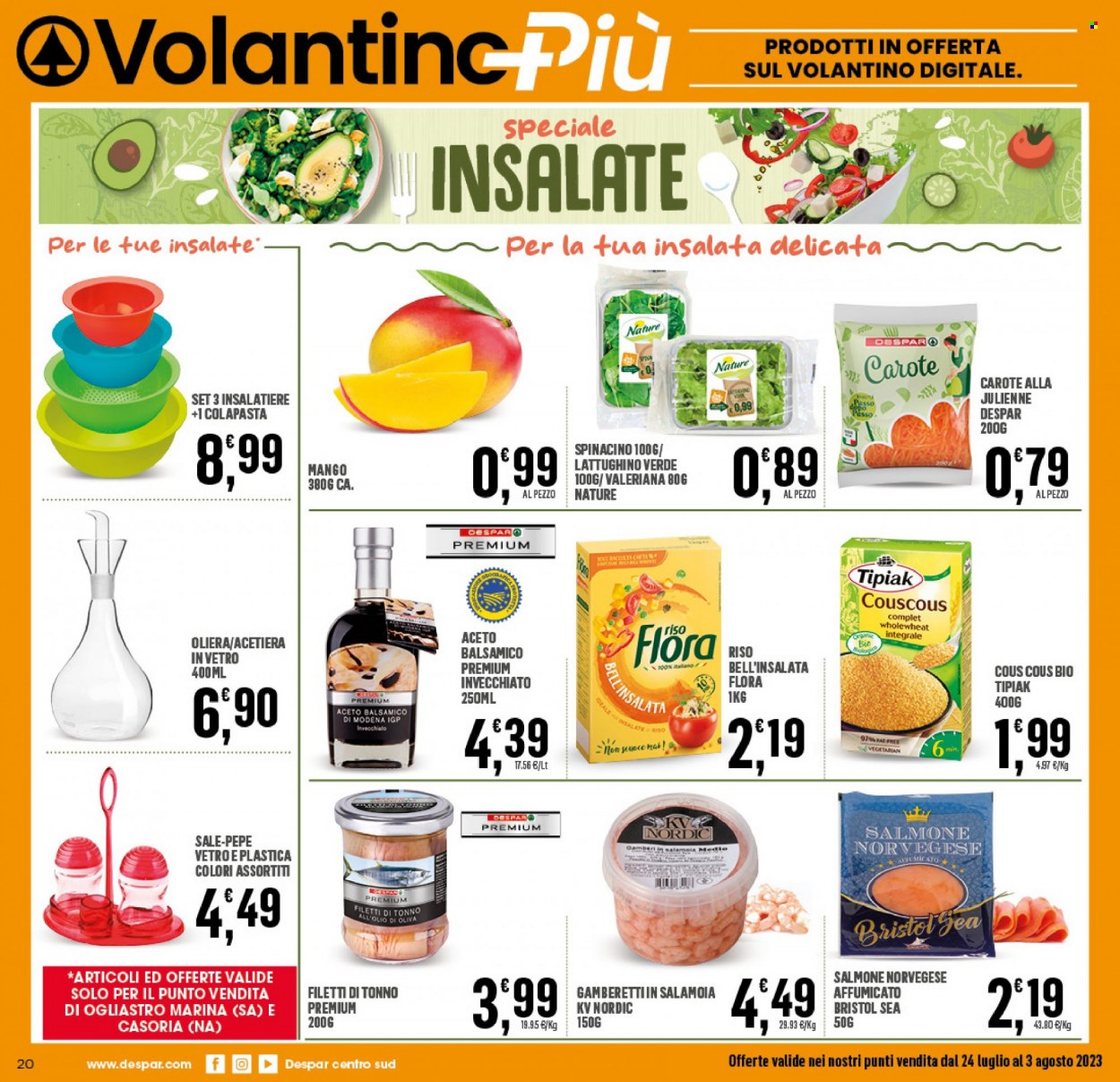 Volantino Eurospar - 24/7/2023 - 3/8/2023. Pagina 20