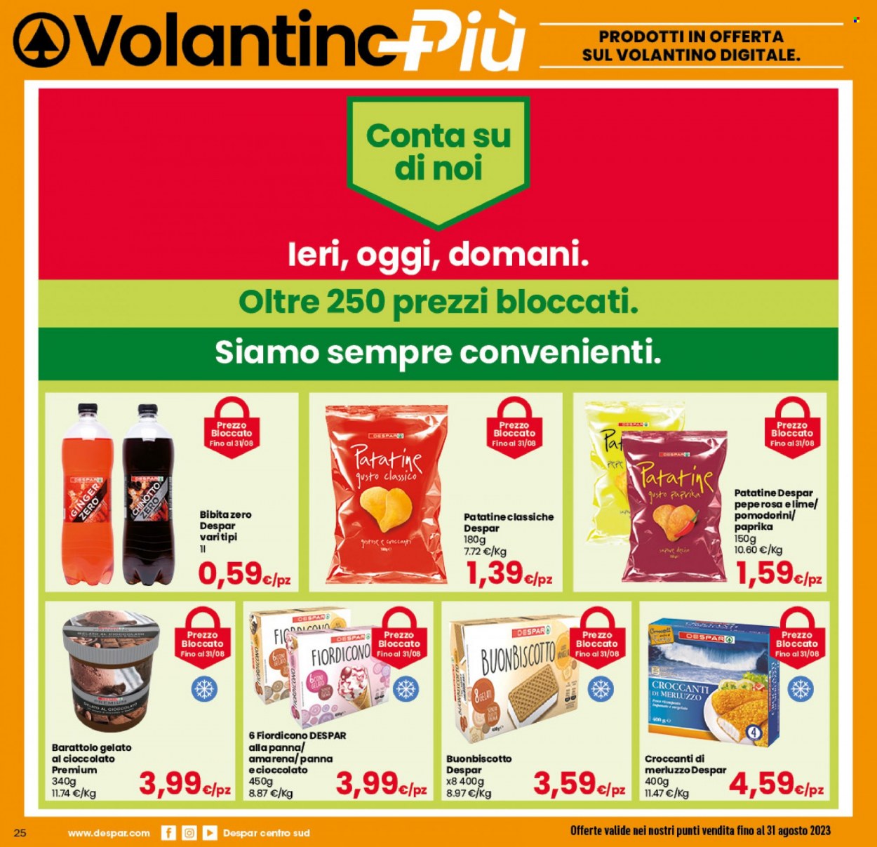 Volantino Eurospar - 24/7/2023 - 3/8/2023. Pagina 25