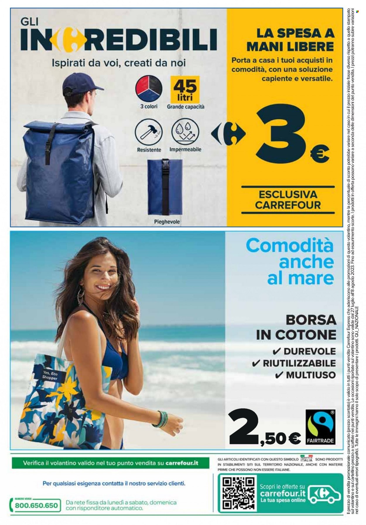 Volantino Carrefour - 27/7/2023 - 8/8/2023. Pagina 10