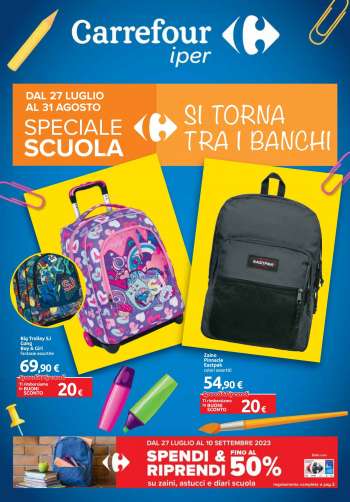 Volantino Carrefour - 27/7/2023 - 31/8/2023.