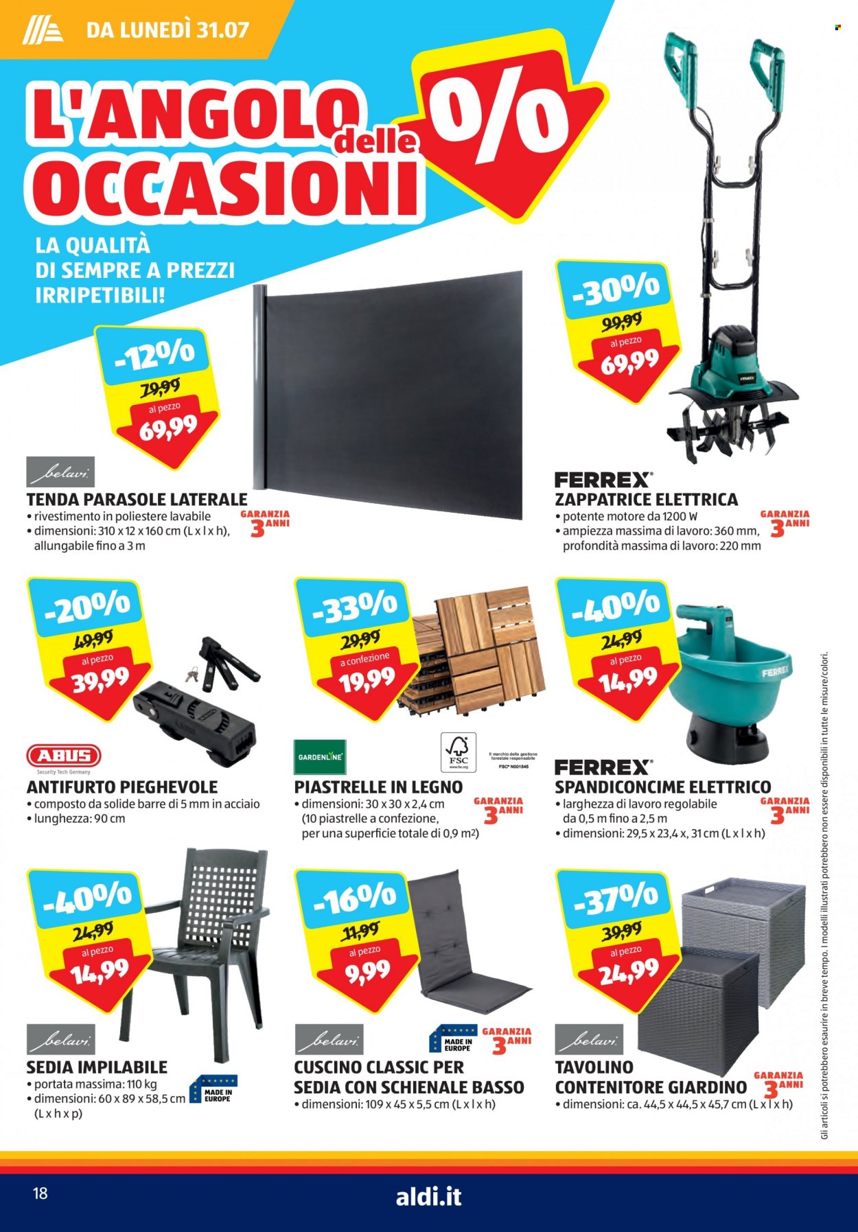 Volantino Aldi - 31/7/2023 - 6/8/2023. Pagina 18