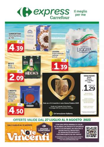 Volantino Carrefour - 27/7/2023 - 9/8/2023.
