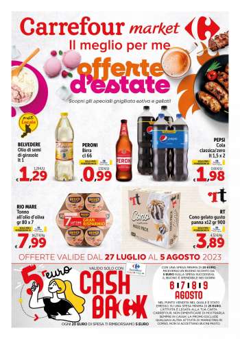 Volantino Carrefour - 27/7/2023 - 5/8/2023.