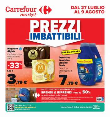 Volantino Carrefour - 27/7/2023 - 9/8/2023.