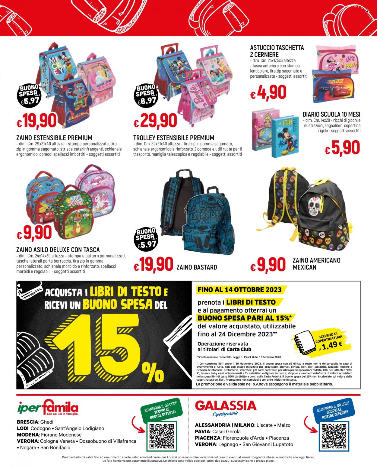 Volantino Famila - 27/7/2023 - 30/9/2023. Pagina 8