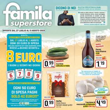 Volantino Famila - 27/7/2023 - 5/8/2023.