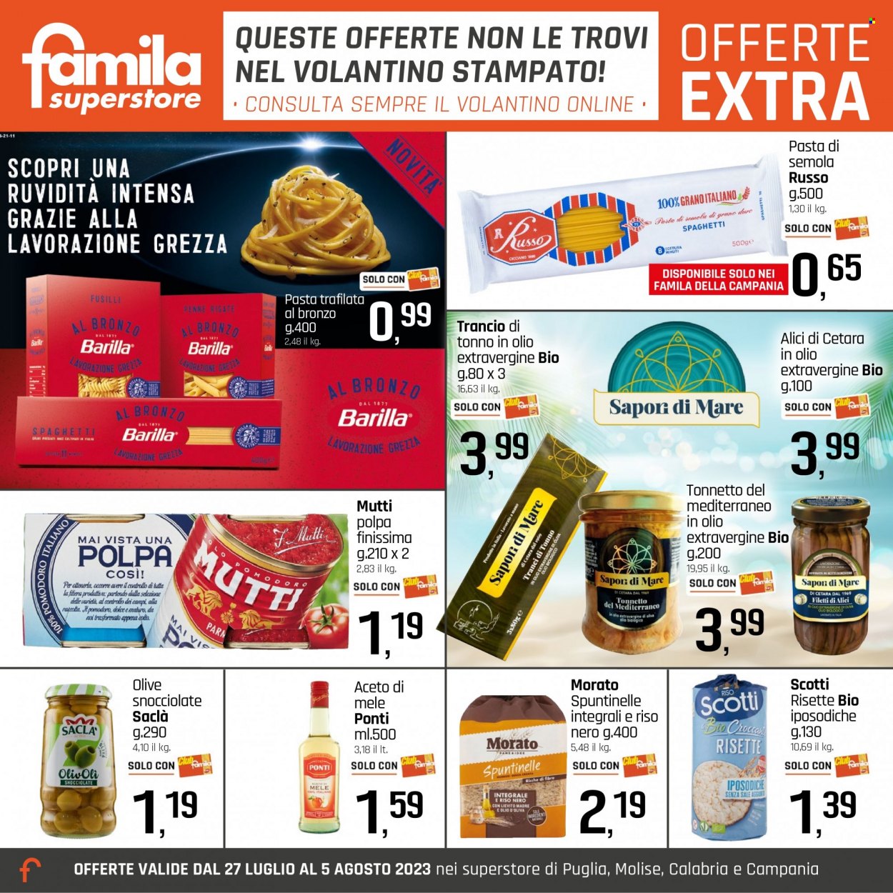 Volantino Famila - 27/7/2023 - 5/8/2023. Pagina 19