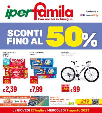 Volantino Famila - 27/7/2023 - 9/8/2023.