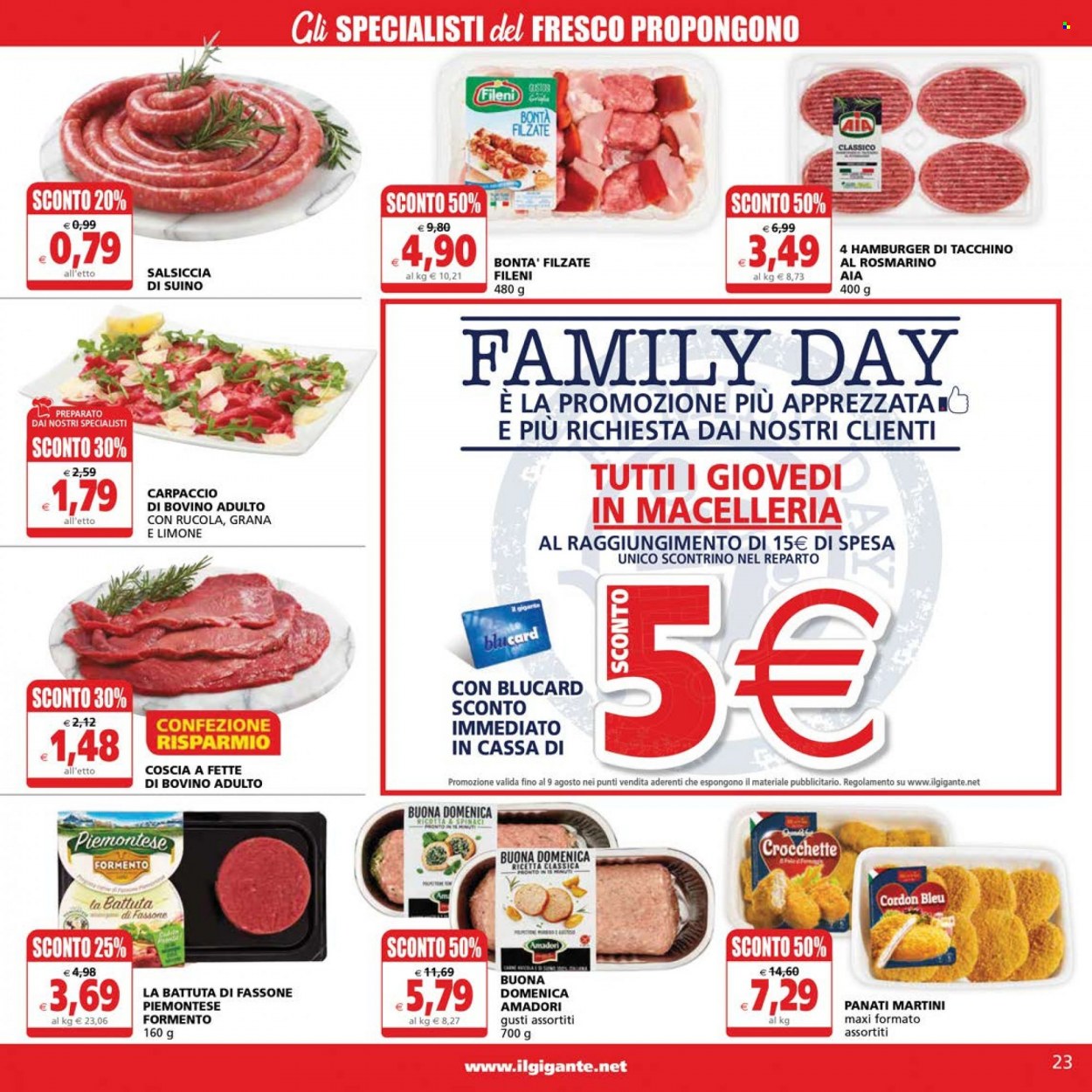 Volantino Il Gigante - 27/7/2023 - 9/8/2023. Pagina 23