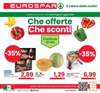 Volantino Eurospar - 27/7/2023 - 9/8/2023.