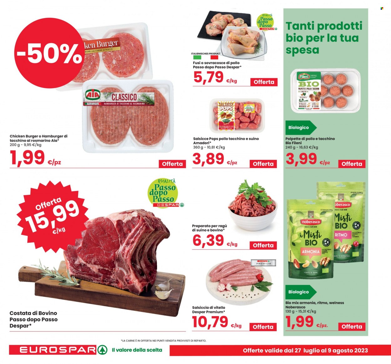 Volantino Eurospar - 27/7/2023 - 9/8/2023. Pagina 4