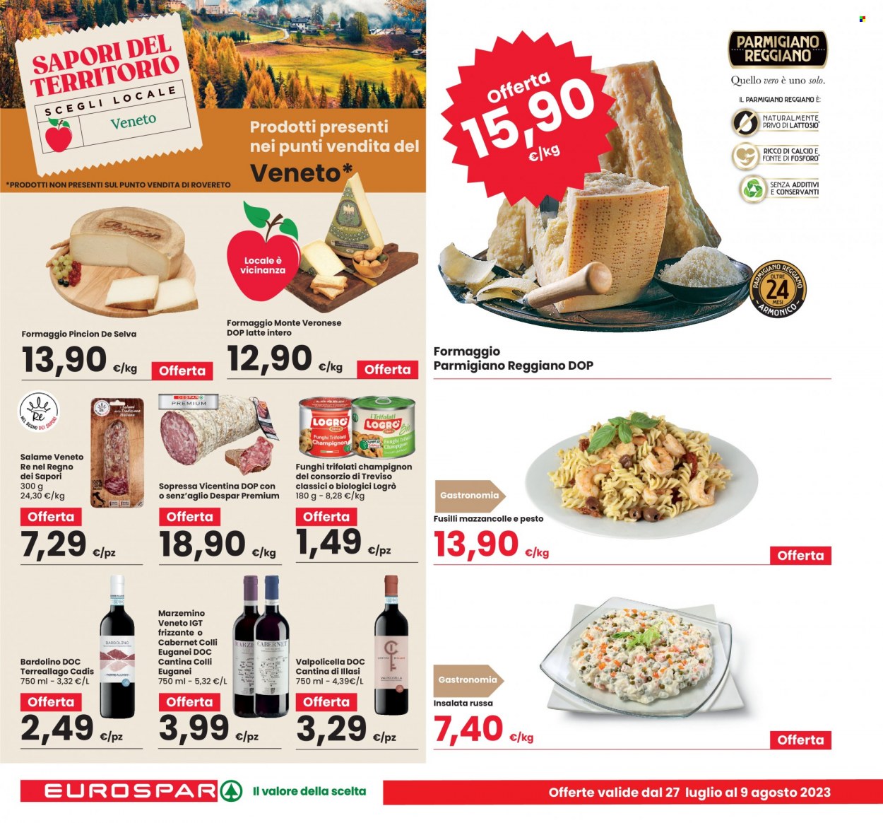 Volantino Eurospar - 27/7/2023 - 9/8/2023. Pagina 10