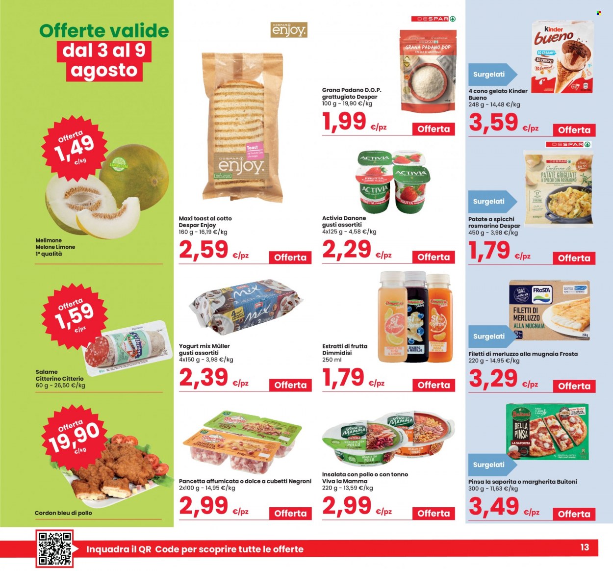 Volantino Eurospar - 27/7/2023 - 9/8/2023. Pagina 13
