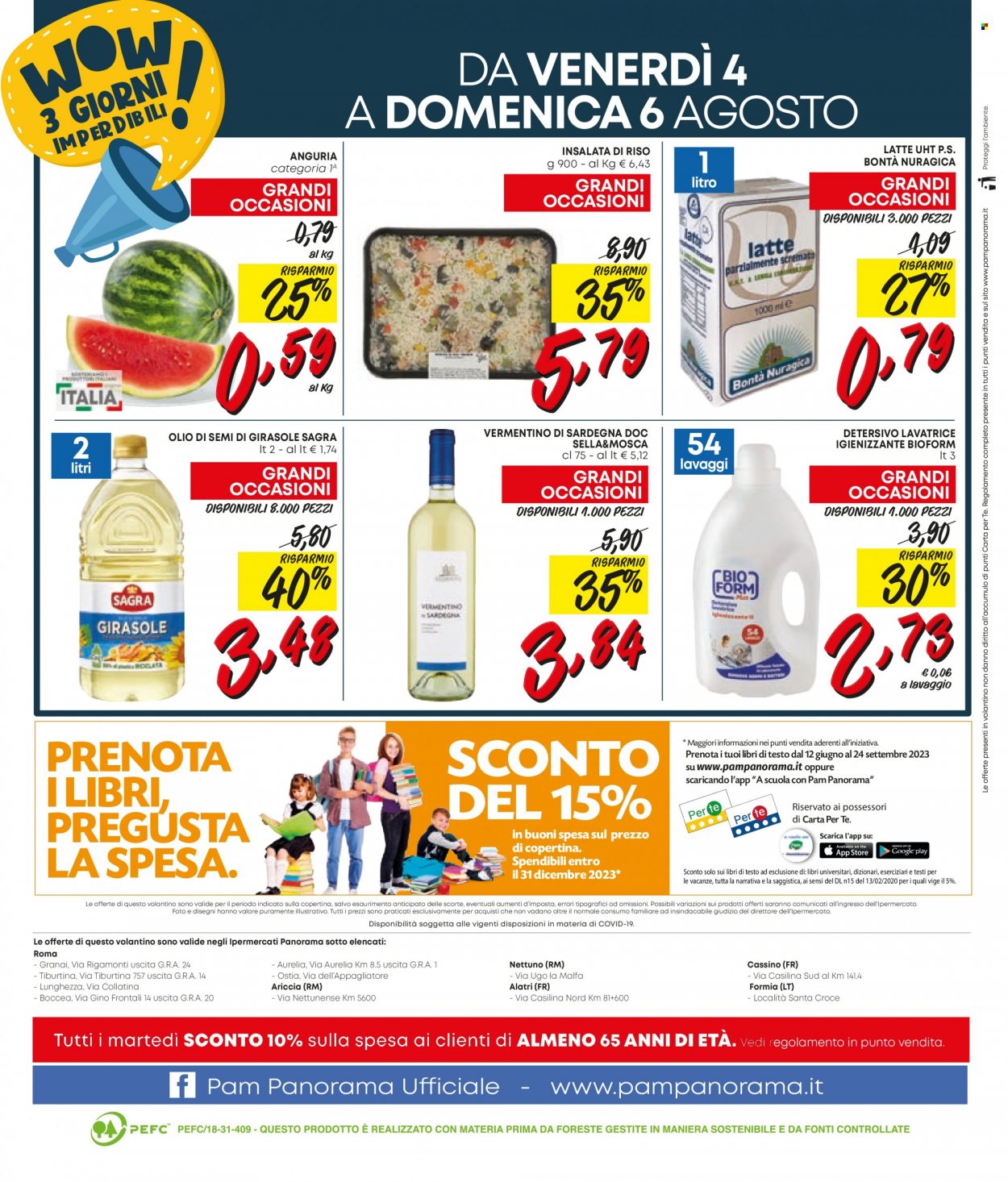 Volantino Panorama - 28/7/2023 - 10/8/2023. Pagina 24