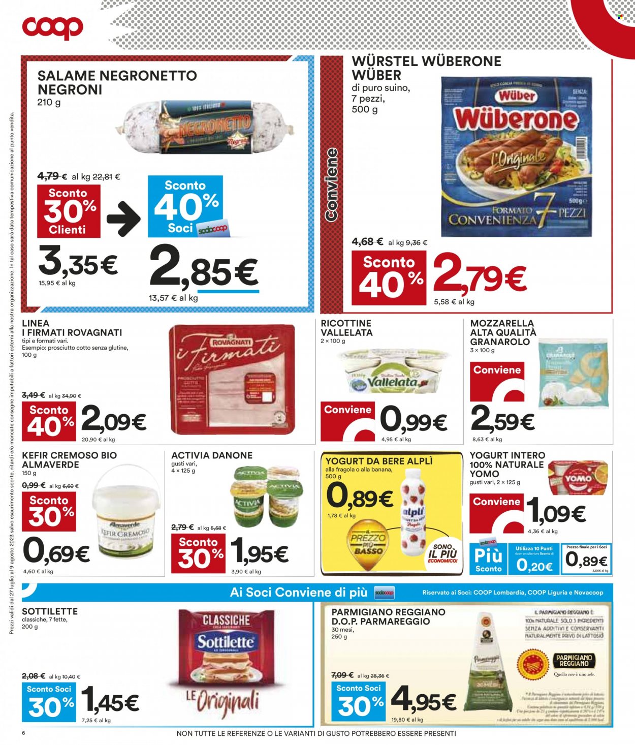 Volantino Coop - 27/7/2023 - 9/8/2023. Pagina 6