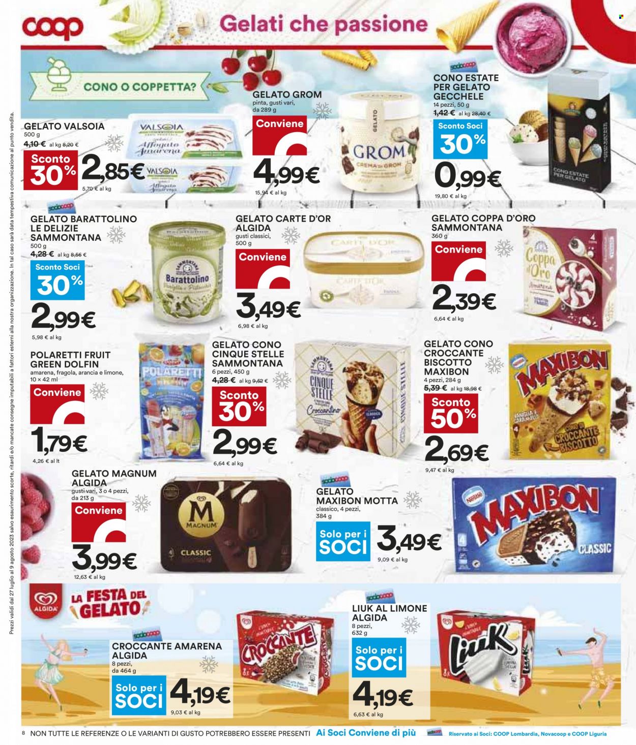 Volantino Coop - 27/7/2023 - 9/8/2023. Pagina 8