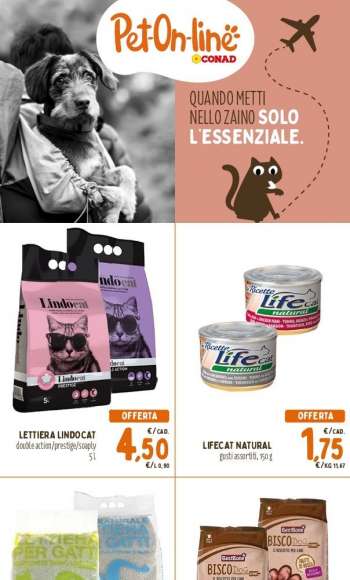 Volantino Pet Store Conad - 2/8/2023 - 12/9/2023.