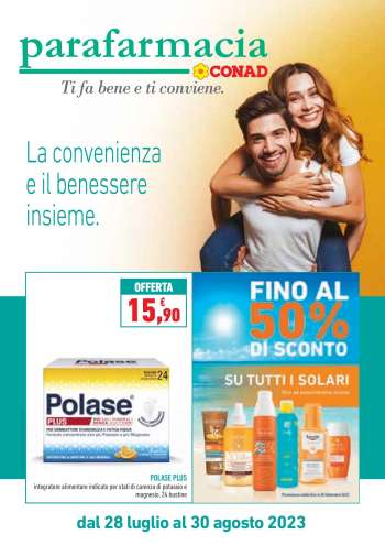 Volantino Conad - 28/7/2023 - 30/8/2023.
