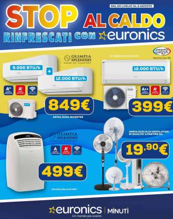 Volantino Euronics - 20/7/2023 - 2/8/2023.