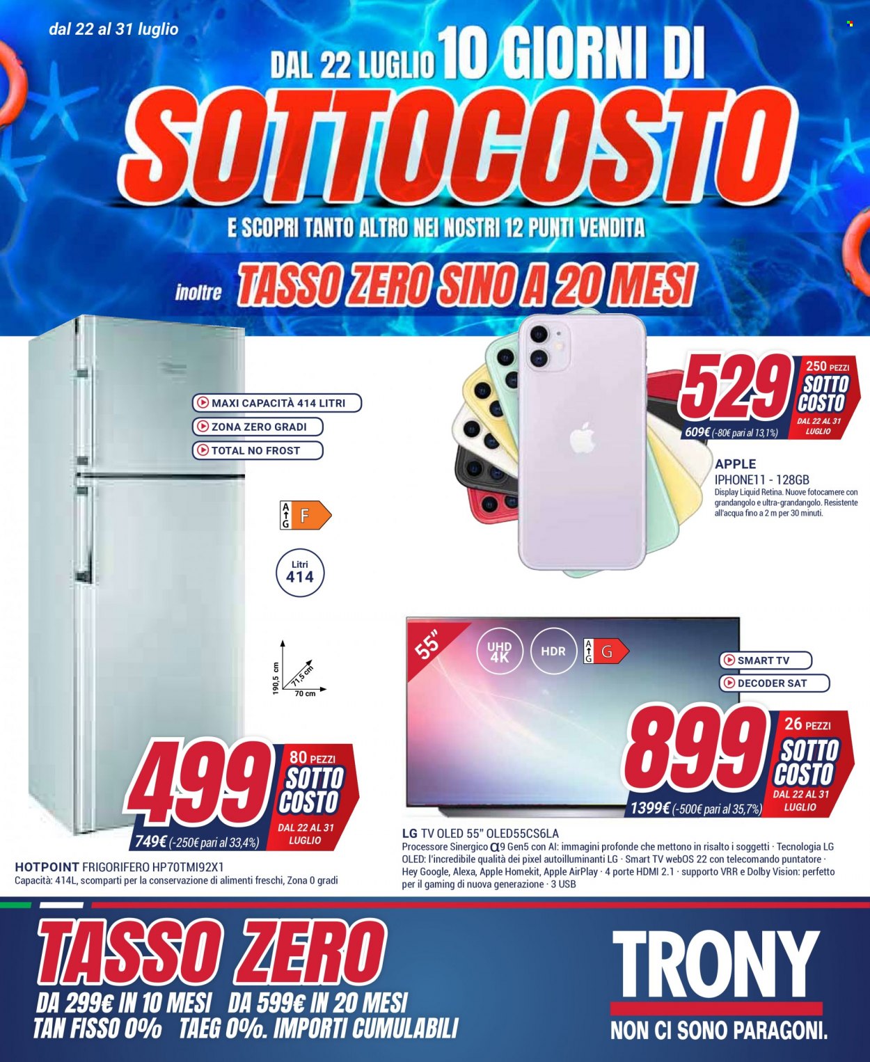 Volantino Trony - 22/7/2023 - 31/7/2023. Pagina 1