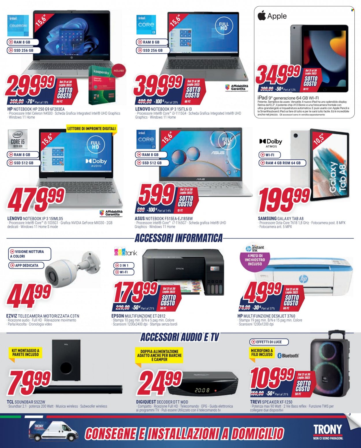 Volantino Trony - 21/7/2023 - 30/7/2023. Pagina 3