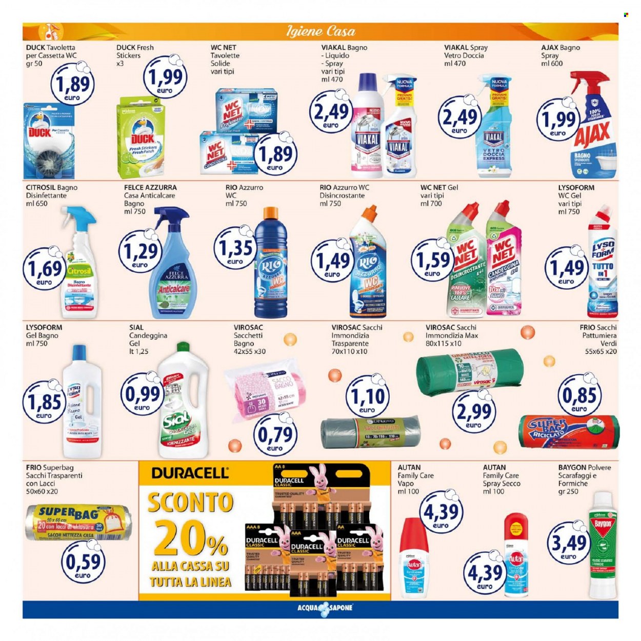 Volantino Acqua & Sapone - 31/7/2023 - 13/8/2023. Pagina 17