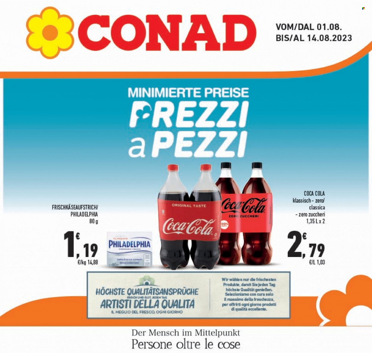 Volantino Conad - 1/8/2023 - 14/8/2023. Pagina 1