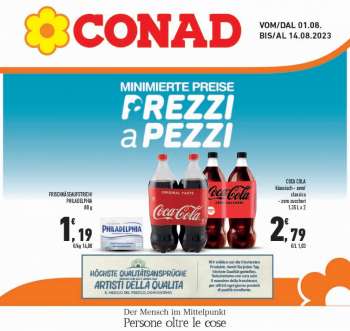Volantino Conad - 1/8/2023 - 14/8/2023.
