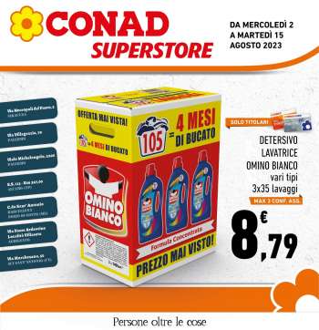 Angebote Conad Superstore - 2.8.2023 - 15.8.2023.