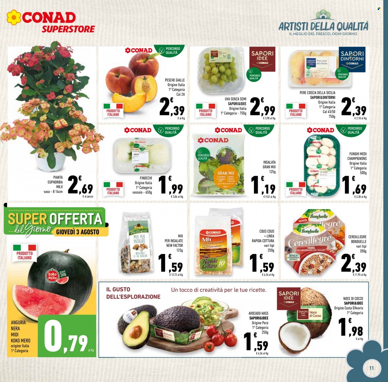 Volantino Conad Superstore - 2/8/2023 - 15/8/2023. Pagina 11