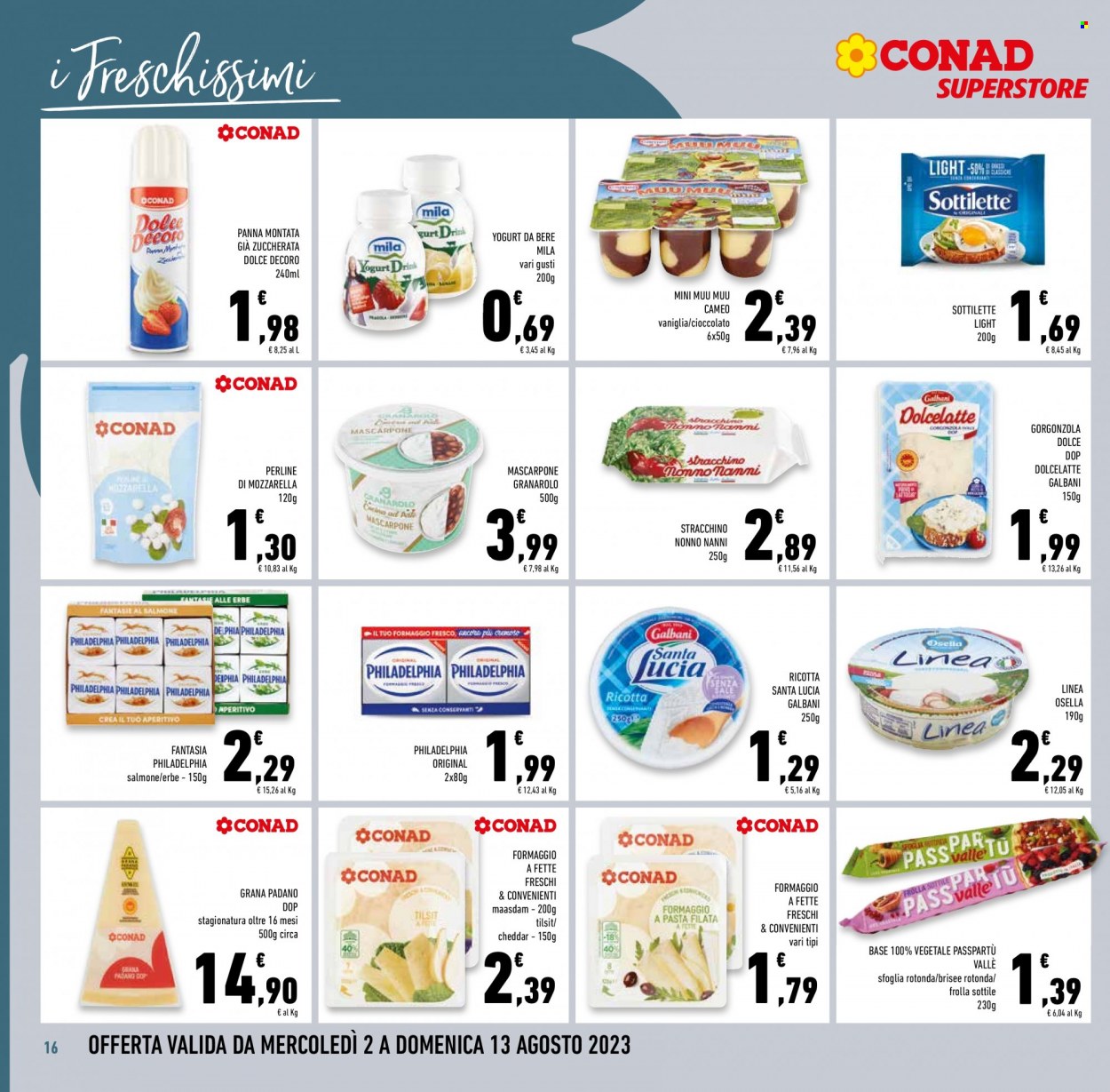 Volantino Conad Superstore - 2/8/2023 - 15/8/2023. Pagina 16