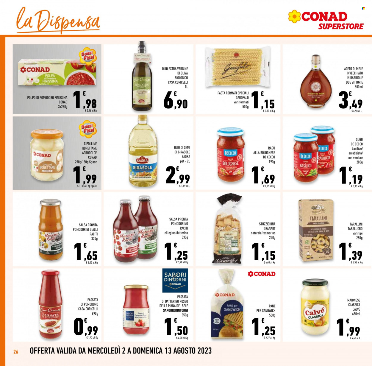 Volantino Conad Superstore - 2/8/2023 - 15/8/2023. Pagina 26
