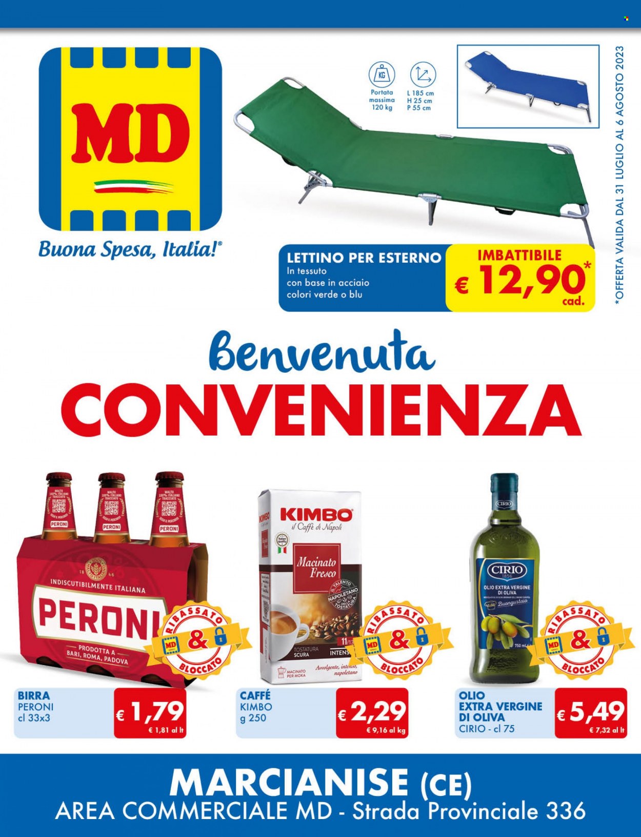 Volantino MD Discount - 31/7/2023 - 6/8/2023. Pagina 1