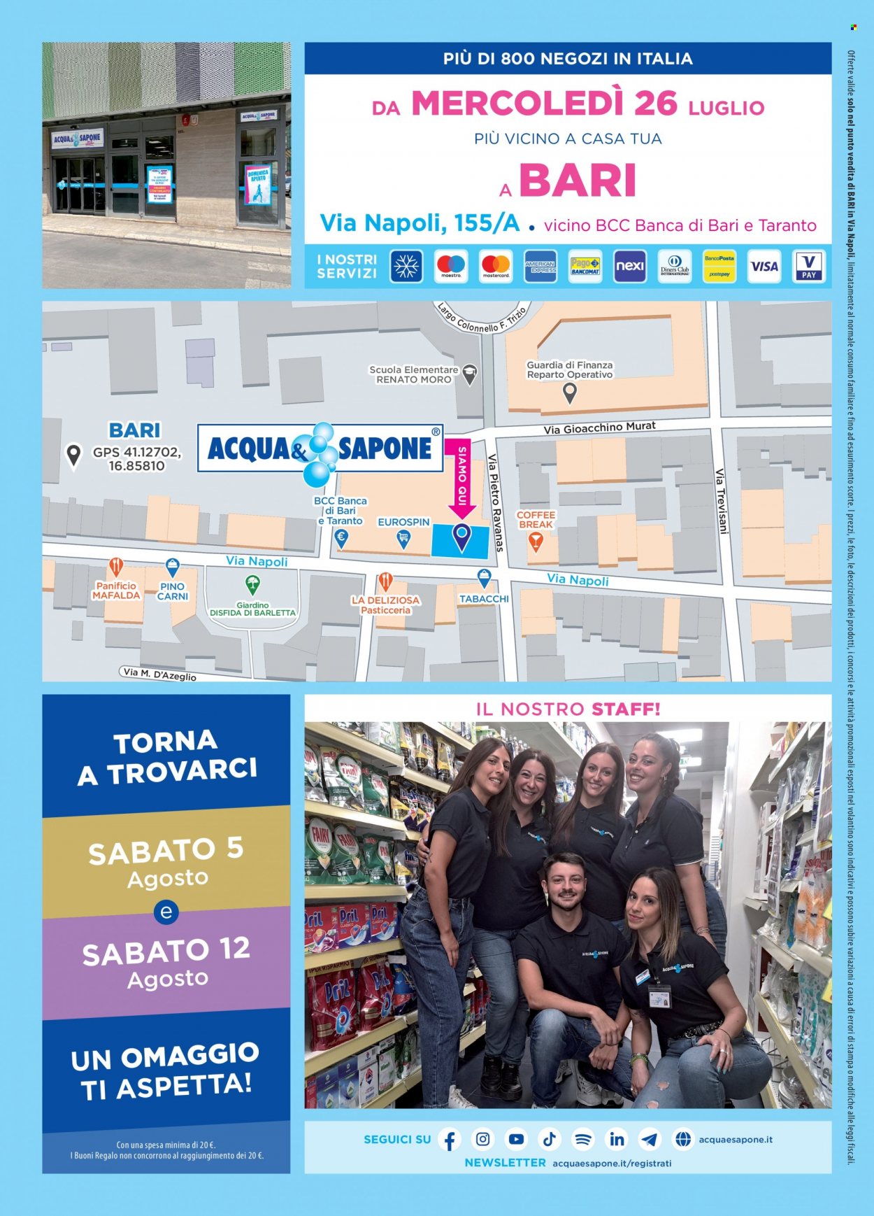 Volantino Acqua & Sapone - 26/7/2023 - 16/8/2023. Pagina 4