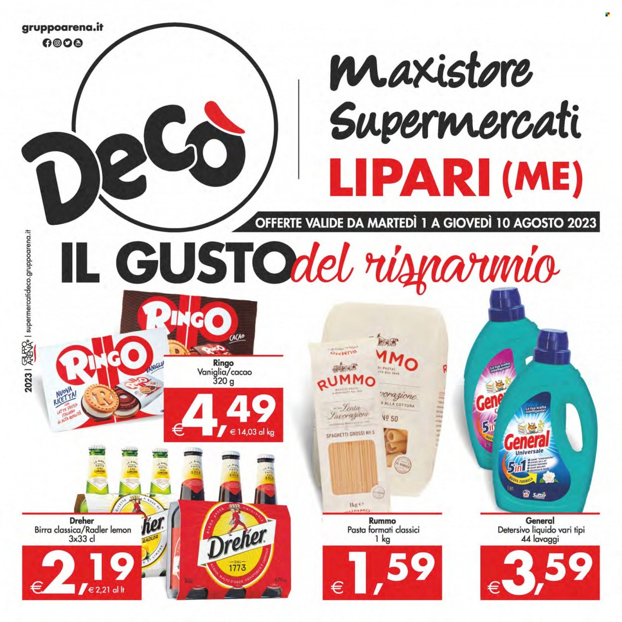 Volantino Deco - 1/8/2023 - 10/8/2023. Pagina 1