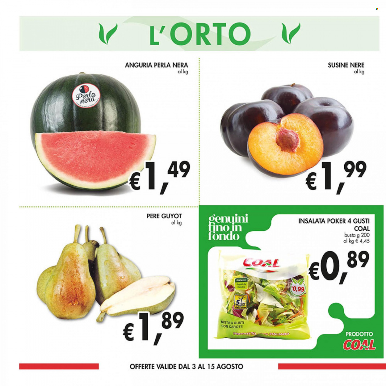 Volantino COAL - 3/8/2023 - 15/8/2023. Pagina 2