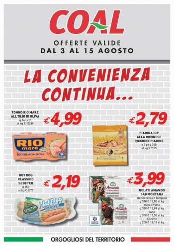 Volantino COAL - 3/8/2023 - 15/8/2023.